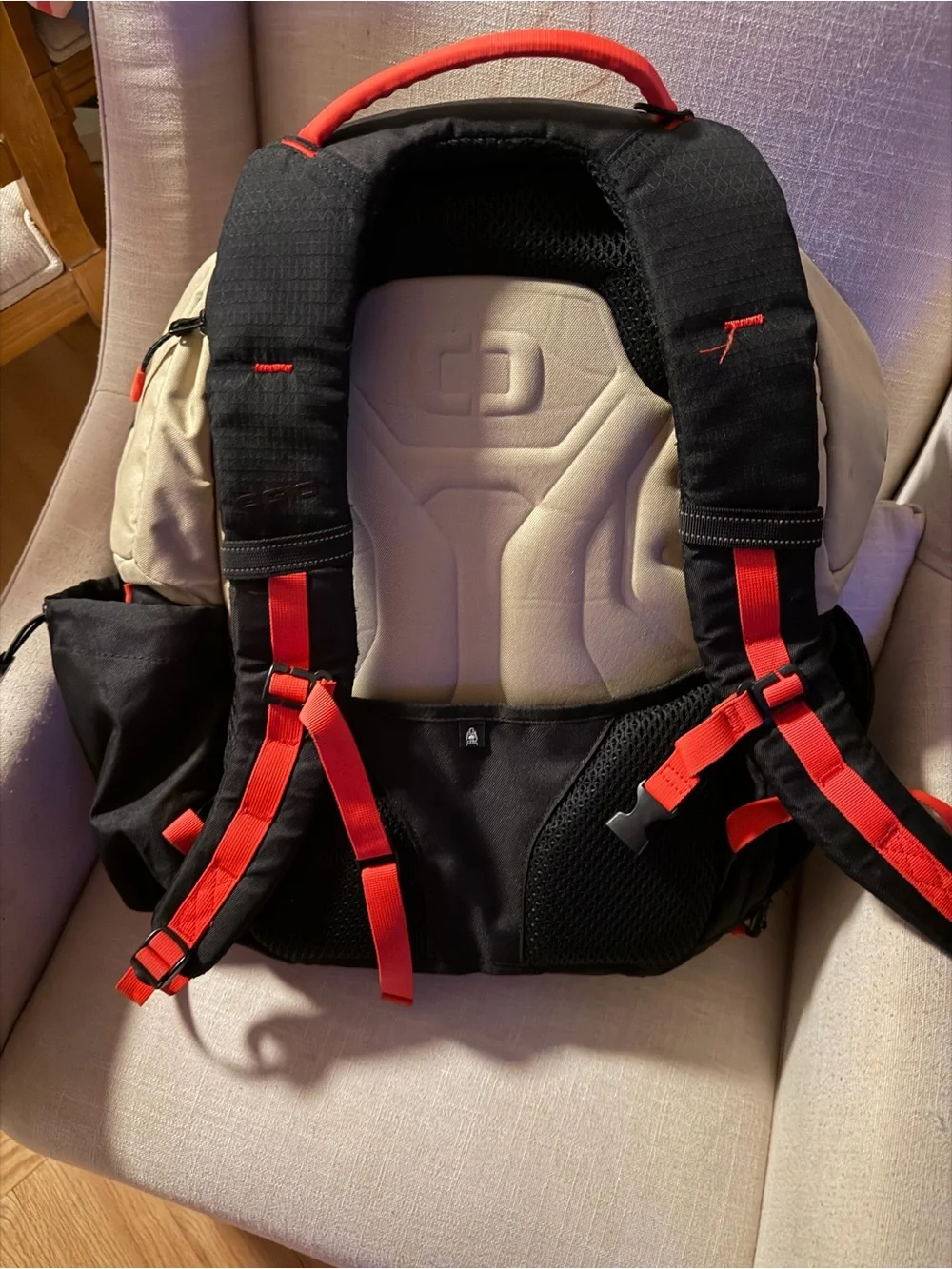 OGIO Renegade Pro Tech Backpack - Rare Tan/Blue/Red Edition